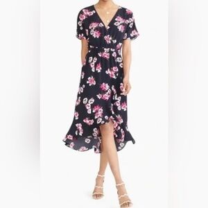 JCrew Floral high low Dress